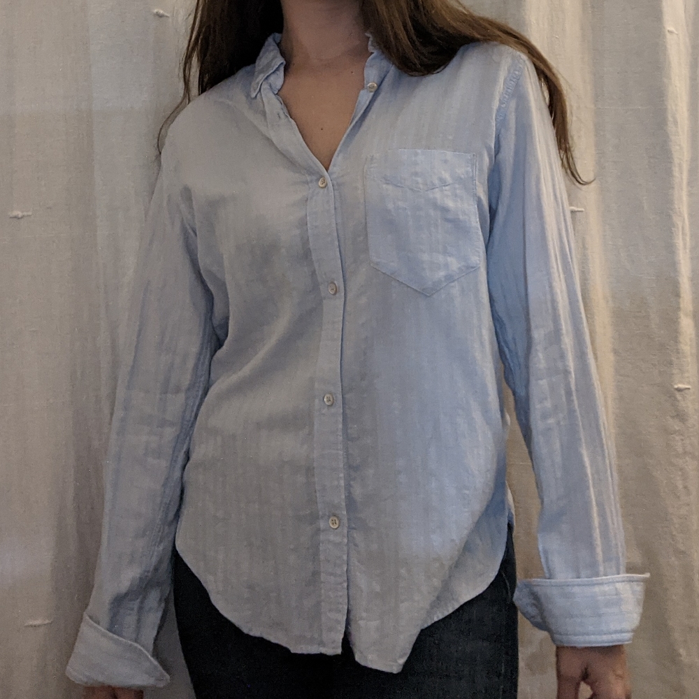 Isabel Marant Light Weight Blue Button Up